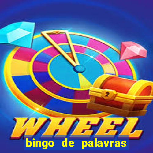 bingo de palavras cha de bebe